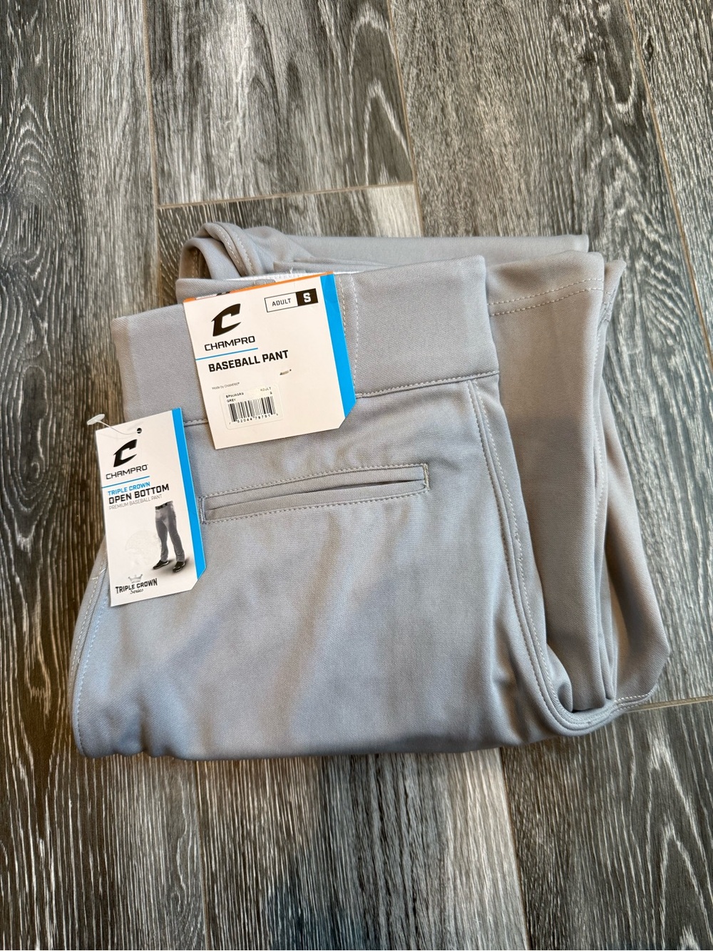 Men's Gray Baseball Pants
